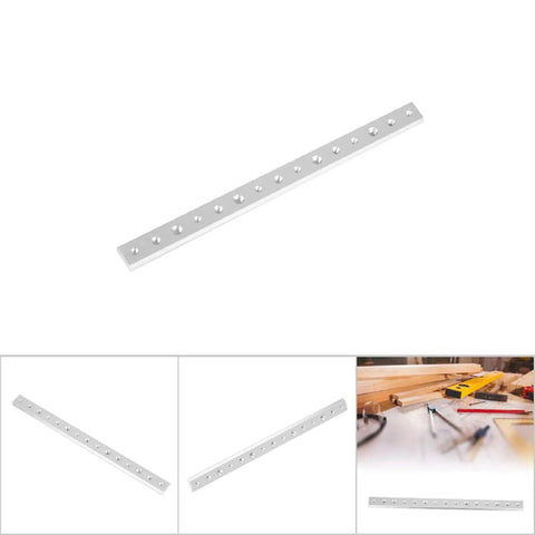 Premium T Slot Miter Track Jig For Woodworking Aluminum Miter Bar Track 450mm Anodized Finish M8 Holes Detail View