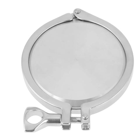 Rock Solid 4 Inch 102mm Sanitary Pipe Fitting Kit With End Cap Weld Ferrule Clamp And Silicone Gasket For Brewing Dairy And Food Processing Jobs That Need Heavy Duty Stainless Steel Gear That Lasts, 304 stainless steel clamp end cap