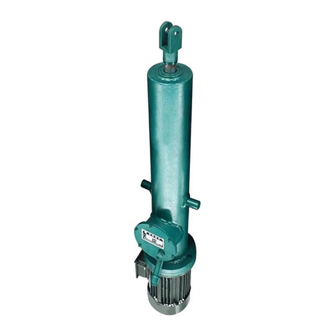 High Speed 48V And 12V Electric Linear Actuator Featuring Smooth Hydraulic Motor Design, vertical view showcasing compact structure.