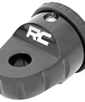 Black Aluminum Winch Shackle Thimble For Off Road Recovery, 17,000 Lb Load Rating, Aircraft Grade 6061 T-6 Billet Aluminum