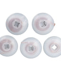 5 Piece Solder Wick Set For Electronics Repair, Alloy Copper Desoldering Braid In 1.5mm To 3.5mm Widths, visible spools