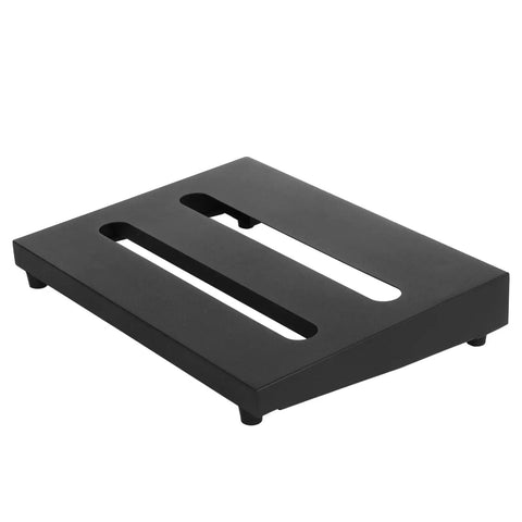 Sturdy 14 By 10.6 Inch Guitar Pedal Board With Carry Bag Angled Eight Degrees For Easy Access Fits Six To Eight Effects Pedals Steel