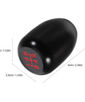 Upgrade Your Ride With This Sleek Kisa Angel 2 Piece Weighted Shift Knob Set For Manual Cars Featuring Ergonomic Grip, Anodized Finish, And Universal 8 10 12 Mm Adapter Kit For Smooth Gearing Action, black aluminum shift knob, 6cm x 3.9cm