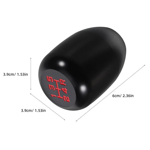 Upgrade Your Ride With This Sleek Kisa Angel 2 Piece Weighted Shift Knob Set For Manual Cars Featuring Ergonomic Grip, Anodized Finish, And Universal 8 10 12 Mm Adapter Kit For Smooth Gearing Action, black aluminum shift knob, 6cm x 3.9cm