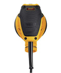 Top view of Compact 5 Inch Variable Speed Orbital Sander Kit With 3 Amp Motor Reducing Vibration For Comfort And Close Reach.