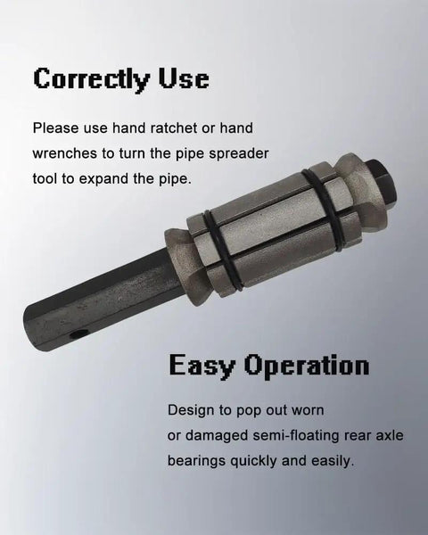 Exhaust Pipe Expander Tool Kit One And One Eighth Inch To Three And A Half Inch Beefed Up Tail Pipe Spreader For Mufflers Three Size Set