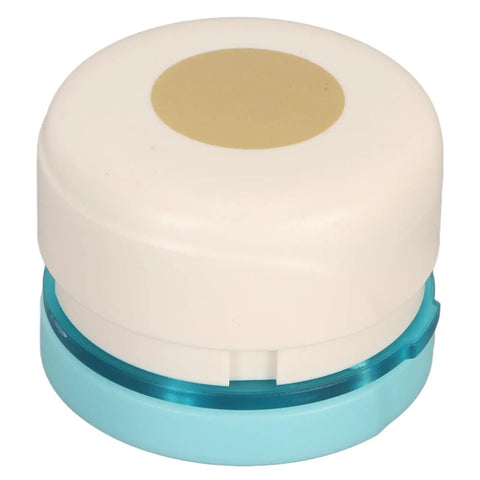 Magnetic Craft Hole Punch With Precise Positioning Guide For DIY Projects, metal paper punch in turquoise and white