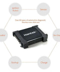 8 Channel Automotive Diagnostic Oscilloscope With USB DAQ, Programmable Signal Generator, 2.4 Million Samples Per Second