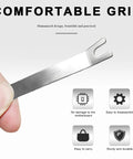 X Clamp Removal Tool For Automotive Hose Clamps And Sleeving 360 X Clamp Extractor Stainless Steel TX Style demonstrated