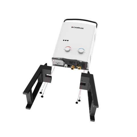 Portable Freestanding Stand With Waterproof Carry Bag For Outdoor Propane Tankless Water Heater AY132 Series Includes Two Stands And All Screws For Easy No Fuss Setup