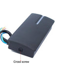 Back view of Read-Only Wiegand 26/34 Proximity Card Reader 125KHz Waterproof IP68 Outdoor All-Weather Door Access Controller with wires