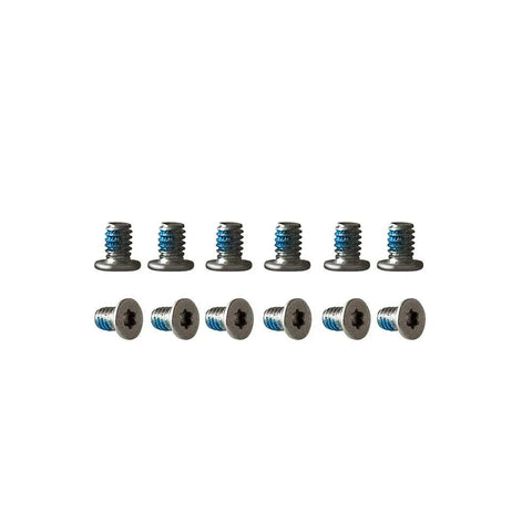 12Pcs M2x3 Torx T5 Bottom Cover Screws With Mini Driver Replacement Kit For Dell XPS 13 And 15 Series, close-up view of screws