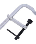 Heavy Duty F Clamp With Drop Forged Arm And Black Oxide Spindle, Quick Twist Pads For Woodworking Metalworking Welding DIY Projects view from top