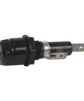 Product side view of black Panel Mount Fuse Holder For BP HKP RP HKP HH Series, fast install, durable electrical panel protection
