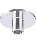 Heavy Duty Stainless Steel Trim Router Template Guide And Bushing Adapter Replacement for precise 12mm fit, showing sleek design.