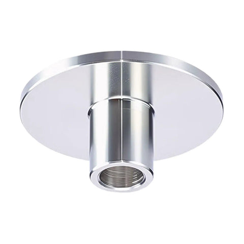 Heavy Duty Stainless Steel Trim Router Template Guide And Bushing Adapter Replacement for precise 12mm fit, showing sleek design.