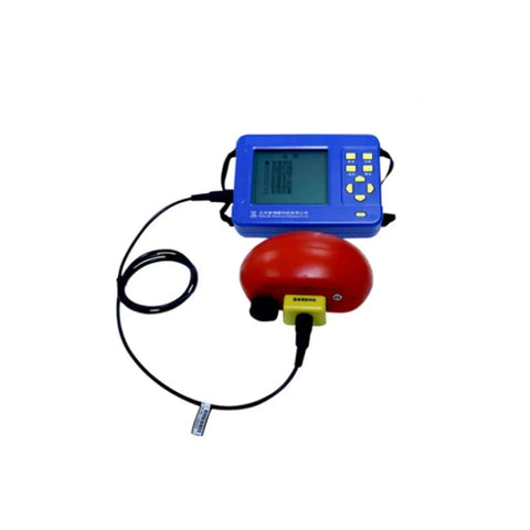 Professional Stud Finder And Wall Scanner Doubles As A Concrete Rebar Detector with screen and red probe.