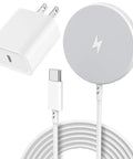 MagSafe Magnetic Wireless Charger Pad 15W MFi Certified Fast Wireless Charger For iPhone 16 Pro Max and AirPods with USB-C cable