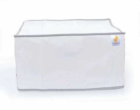Hella Tough White Nylon Printer Dust Cover Compatible With Formlabs Form 4 3D Laser Printer Anti Static Moisture Resistant Shield For Slick Workshop Setup And Quick Swap Access