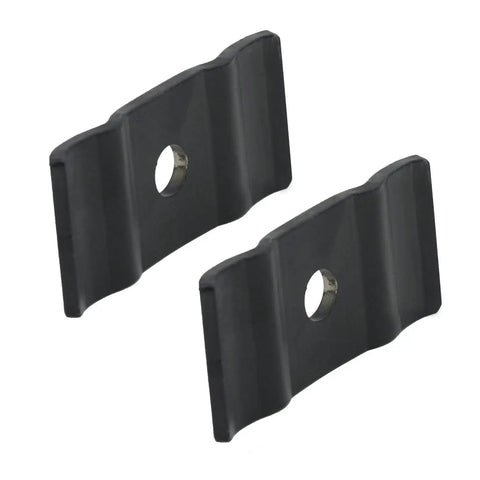 Direct OEM Replacement Rear Axle U Bolt Plate Spacer Kit For 1988 2000 Chevy GMC C1500 K1500 Tahoe, black lower anchor plates