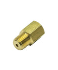 1/8 BSPT Male To 1/8-27 NPT Female Gauge Sensor Adapter Reducer for Oil and Fuel Pressure Gauges Brass Fitting
