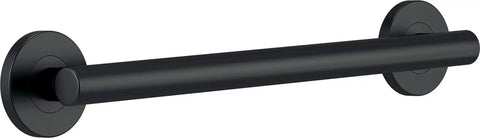 18 Inch Matte Black Shower Grab Bar ADA Compliant 450 Lb Capacity Wall Mounted Safety Handle for Shower and Bathtub Handicap Grip