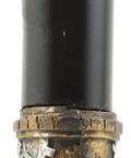 Badass Steampunk Swagger Cane Featuring Skeletal Hand Grasping Evil Eye And Heavy Duty Clockwork Gear Decor Staff For Victorian Costume Fans And Top Tier Home Display Vibes close-up view of the clockwork gear detail on the cane's handle.