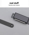 Push To Open Magnetic Cabinet Latch Kit 2 Pack No Fuss Easy Install Door And Drawer Catch With Spring Plunger stainless steel