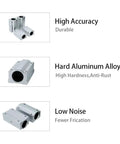Rugged Aluminum Linear Motion Ball Bearings Paired With Slide Bushing Blocks For SCS8LUU SCS10LUU SCS12LUU CNC setups showing high accuracy and durability.
