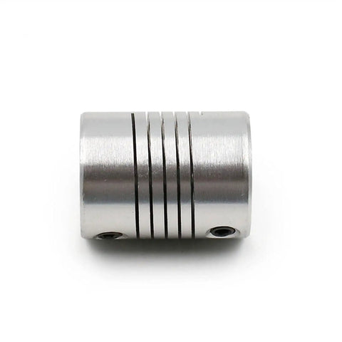 Tough As Nails Flexible Shaft Coupling For Cnc Motors And Drivetrain Setup, 5x8mm pins, 19x25mm sleeve, heavy-duty design.
