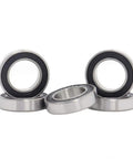 Sealed Cartridge Bearing Set 18 X 30 X 7 mm MR18307 RS 5 Pack For Bike Hubs With LBlu Seals, shown from side and angled views.