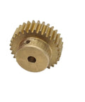 Beefy Copper Spur Gear 51 Teeth 51T 5mm Tooth Thickness 37mm Diameter 12mm Total Thickness 25mm Step Diameter 3mm Bore