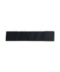 Custom Uniform Embroidered Name Tape For Army Air Force And Police Sew On Or Hook Fastener Black With Your Text And Embroidery Color Standard 1 X 5 Inches showing front view.