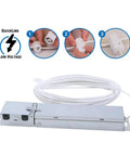 QuickLink connectors and driver for 4 Pack Canless LED Downlights With QuickLink For No Fuss Install 4 Inch White Finish Selectable Color Temperature 2700K To 5000K No Recessed Housing Needed Direct Mount Lighting Solution
