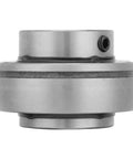 Side view of Flange Mounted Pillow Block Insert Bearing With Self Aligning Ball Bearing 25mm Bore 52mm OD Steel Housing Built Tough