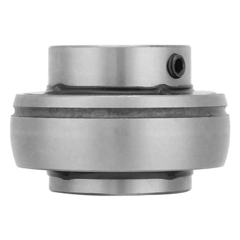 Side view of Flange Mounted Pillow Block Insert Bearing With Self Aligning Ball Bearing 25mm Bore 52mm OD Steel Housing Built Tough