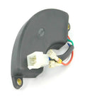 Heavy Duty Replacement Voltage Regulator For DXGNR7000 Generator, OEM part 5140175-45, black plastic body with wiring connectors.
