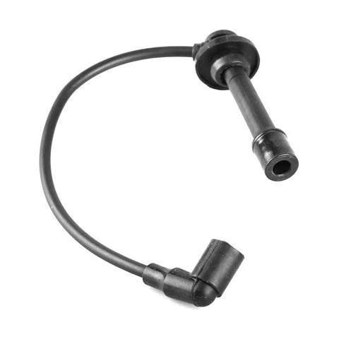 Close-up of Spark Plug Wire from Wire Kit for John Deere 825i And 825i S4 Copper Core 3 Piece Set with Silicone Sleeve