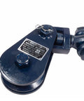4 Ton Snatch Block With Swivel Shackle And 4.5 Inch Sheave, 30 Inch Chain, Heavy Duty Tow Truck Wrecker Cable Kit, close-up view
