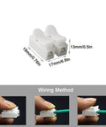 68Pcs Premium Spring Wire Connectors Kit For LED Strip Lights And Electrical Wiring, Quick Spring Terminal Block Connectors in use