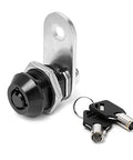 Tubular Cam Lock 17mm Zinc Alloy For Cabinets Drawers Mailboxes Toolboxes And Lockers With 2 Keys Included 90 Degree Turn Reversible Cam
