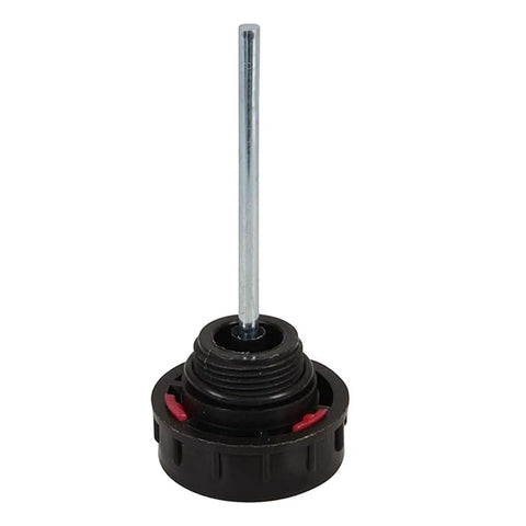Hydraulic Fluid Reservoir Air Breather With Built In Dipstick For Car Hydraulic Systems Dump Cap Breather Replacement Red Cap 1 Inch 40 Micron