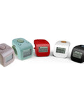 Slick Smooth Game Changer Digital Finger Counter For Rosary Prayer Beads Or Gym Reps With Six Channel Memory Backup, assorted colors.