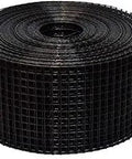 Heavy Duty Black PVC Coated 6 Inch SunScreen Wire Mesh 100 Foot Roll For Solar Panels Protection Against Rodents And Birds