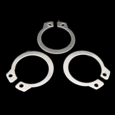 Three 304 stainless steel C type circlips for bearings and shafts from 250/500 Piece Assortment Kit Set 5 To 20mm External Retaining Ring Snap Ring