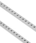 Aluminum Alloy Straight Brace Mending Plate Connector Bracket for Furniture and Hardware Accessories shown in detail view
