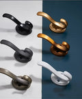 Rock Solid Heavy Duty Wall Mounted Coat Hook For Doors And Walls collection with black, gold, brown, and white finishes