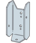 FB24Z ZMAX Galvanized Fence Rail Bracket For 2x4 Slotted Rails, 20-Gauge Steel, detailed view