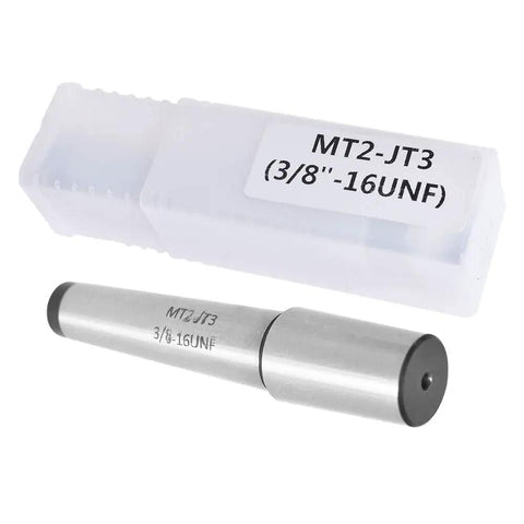 MT2 To JT3 End Type Drill Chuck Arbor For Lathes Converting 2MT Spindle To 3JT Chuck Fits CNC Manual And High Speed Lathes Durable Steel For Precise Drilling And Machining