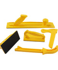 Woodworking Safety Push Block And Stick Set High Visibility Yellow ABS Keep Your Fingers Safe And Your Hands Off While Pushing Saws And Mills